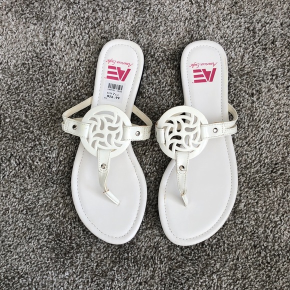 American Eagle Outfitters Shoes - *SOLD* NWT American Eagle White Sandals